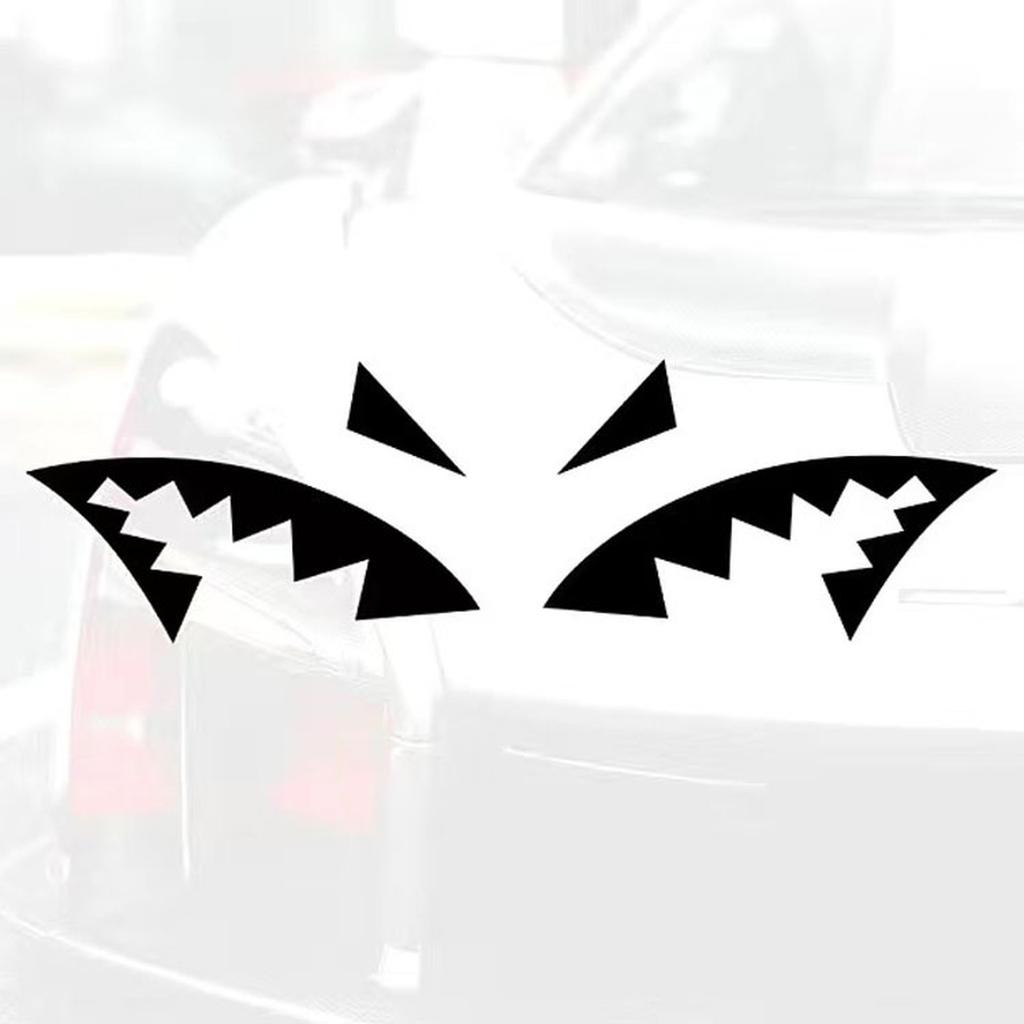 Car Antenna Mouth Styling Stickers Fashion Reflective Vinyl Decals Fin Antenna Decoration Sticker Accessories Tools