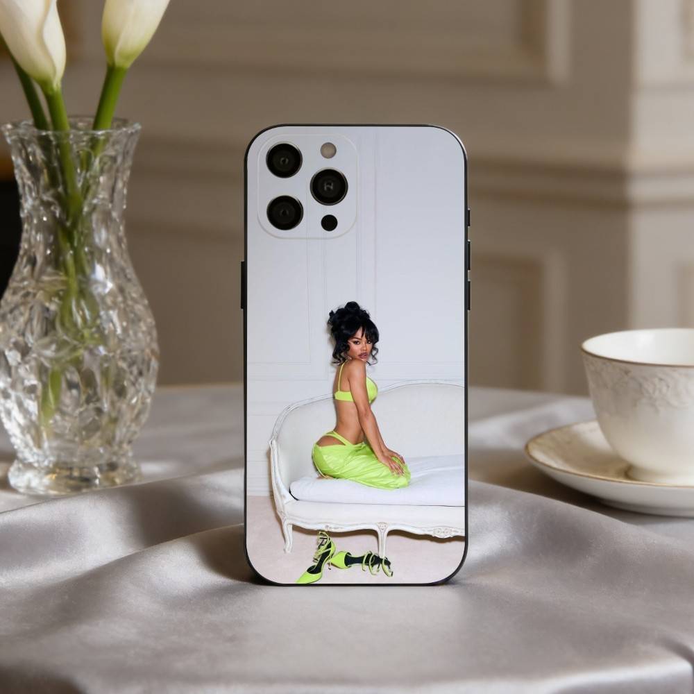 T-Teyana T-TaylorS Wallpaper Phone Case For iPhone 17,16,15,14,13,12,11 Plus,Pro Max,XS,Soft Silicone Black Cover