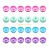 24pcs Multicolored Heat Resistant Silicone Baking Cups Oven Safe Muffin Molds D57B