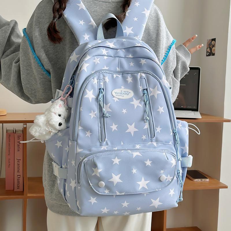 Tornister Plecak Damski Duża Pojemność Plecak Ucznia Gimnazjum Tornister Mała Gwiazdka