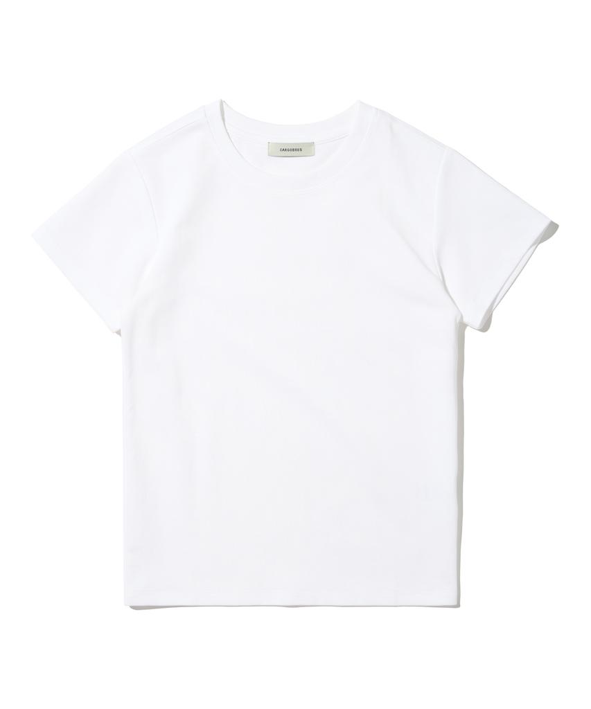 CARGOBROS FOR WOMAN Dot See-Through Long Sleeve Layered Short Sleeve Tee Set (Ivory/Ivory)