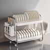 Stainless Steel Double-Layer Dish Drying Rack