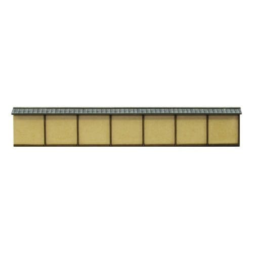 Sankei 1/150 Diorama Option Kit Fence F Earthen Wall Paper Craft Kit