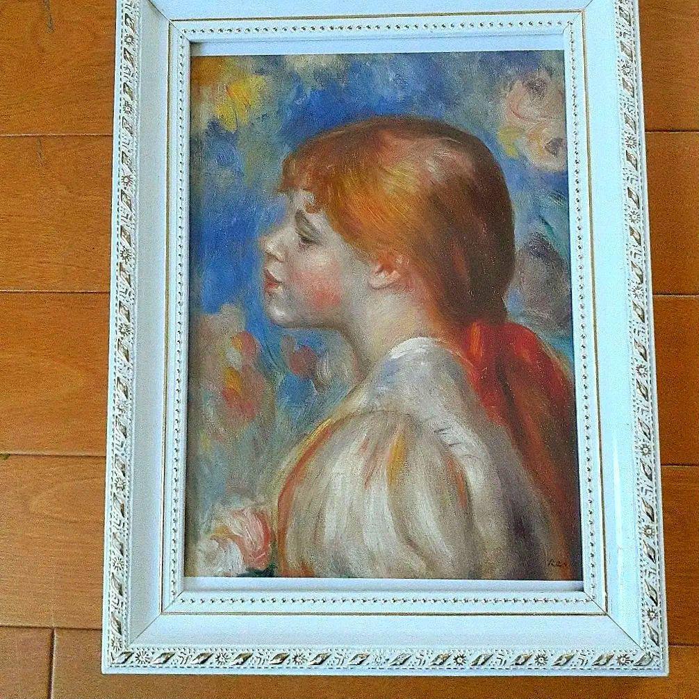 

[Б/У] Картина Ренуара «Девочка с красной лентой»