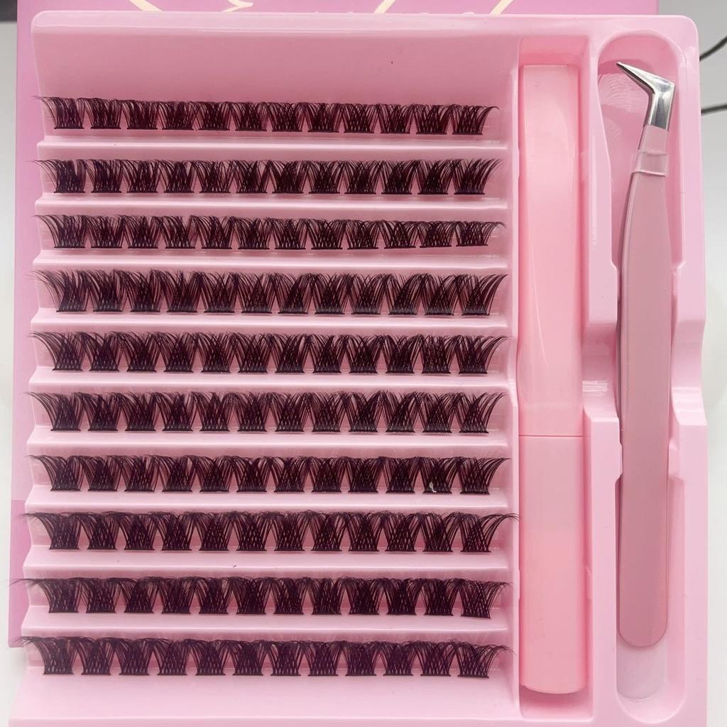 Self-Grafting Segmented Hair Set Slender Cross Thick False Eyelashes