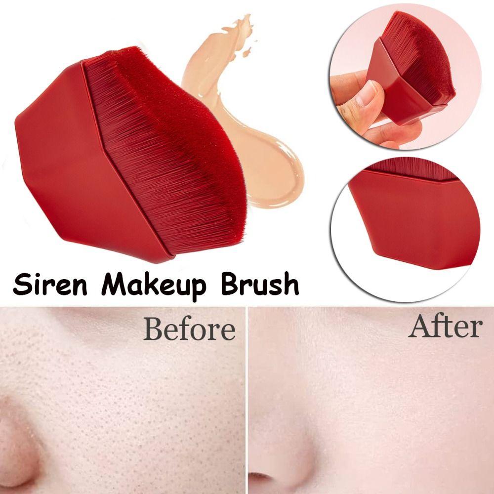 

for Liquid Makeup Siren Makeup Brush Foundation Makeup Brush Red Body Makeup Brush Professional