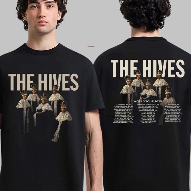 The Hives World Tour 2025 Double Sided T Shirt Full Size S-5XL Unisex T-Shirt L