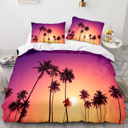 Skogslandskap Påslakan Quilt Cover Sängkläder Set Örngott Enkel Dubbel King Art