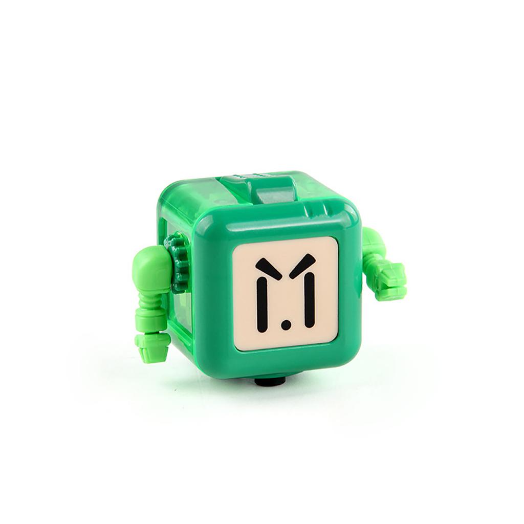 Funny Big Eyes Robot Cube Decompression Toys 6Sided Playable Sensory Toys Stress Relief Birthday Gifts For Children Adults