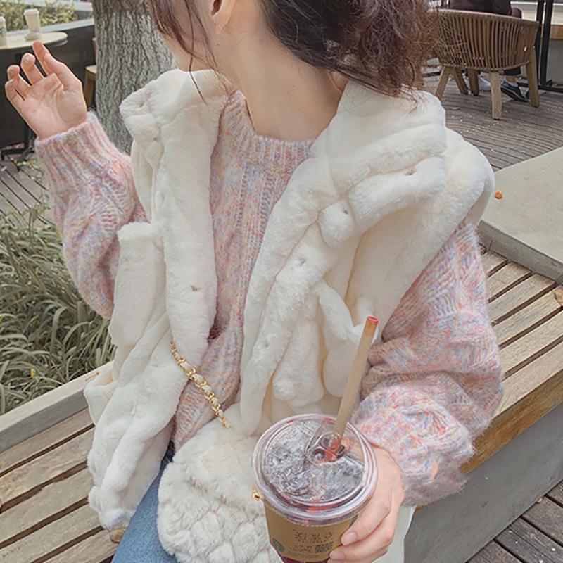 Fashion O Neck Long Sleeve Knitted Twist Pullover Women Sweater Autumn/winter Thickened Short Sweet Outerwear Top Casual Simple Loose Clothing