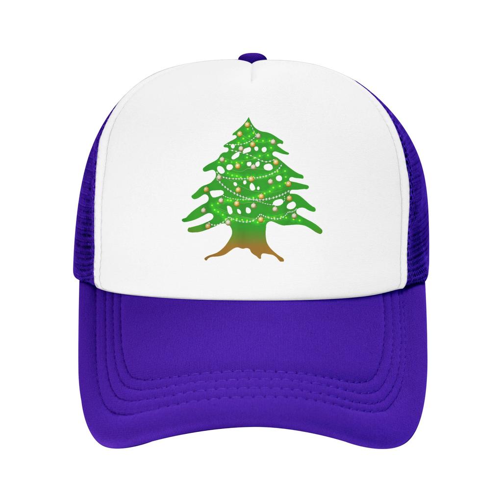 Christmas Lebanese Tree Lebanon Flag Mesh Baseball Caps Unisex Sport Sun Hat Hats Adjustable Summer Trucker Hats