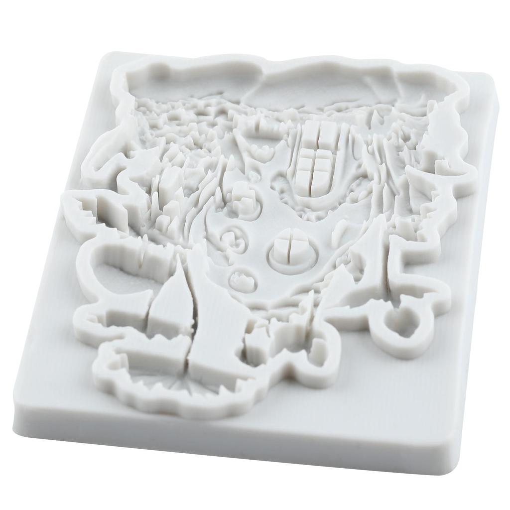 Fairy Garden House Silicone Mold Fairy Garden Rose House Fondant Molds Cake Decorating Tools Cupcake Topper Candy Sugar Craft Gum Paste Polymer Clay