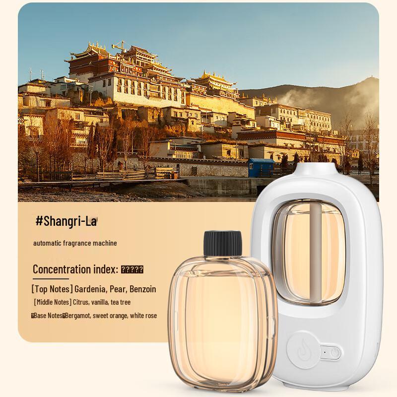 JiaXiu Automatic Scent Diffuser with Hilton Essential Oil CN Plug (adapter Included)