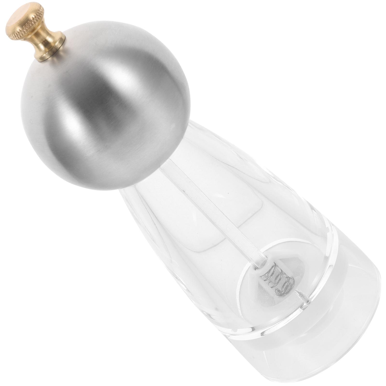 

Stainless Steel Pepper Grinder Manual Salt Shaker Compact Kitchen Gadget For Sea Salt Black Pepper Corrosion Resistant