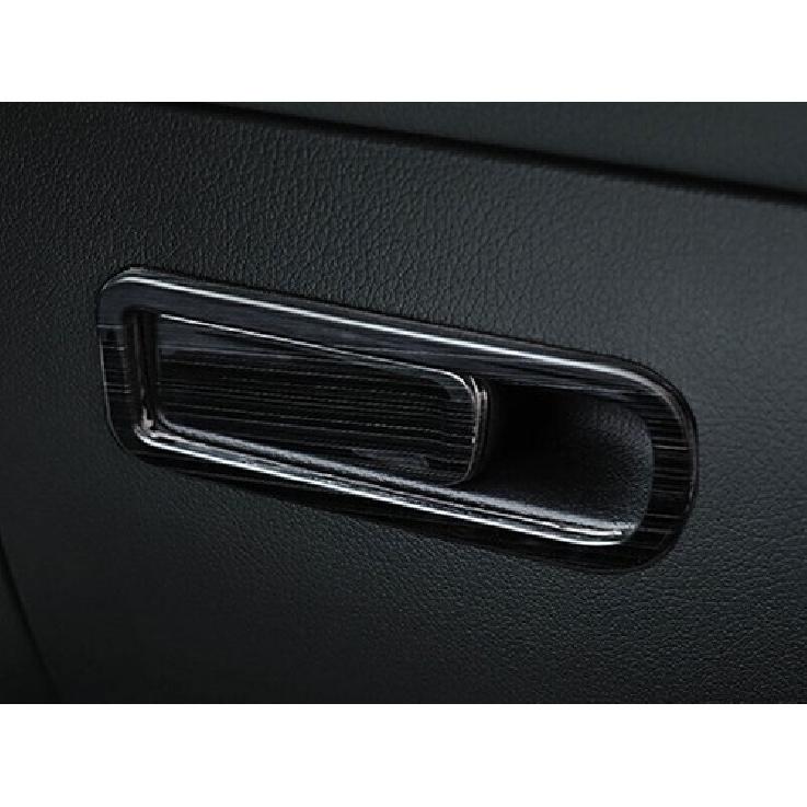 Co-Pilot Storage Box For Benz GLA W156 -22 Black Titanium Handle Panel Trim
