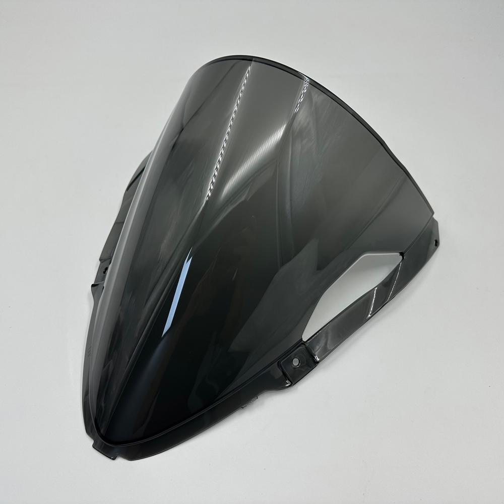 

Motorcycle ZX6R Windshield For Kawasaki Ninja ZX 6R 636 ZX-6R 2024 2025 Double Bubble Wind Windscreen Screen Wind Deflectors сірий колір