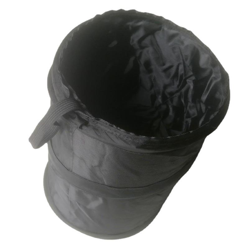 Compact Folding Car Trash Bin & Storage Bucket