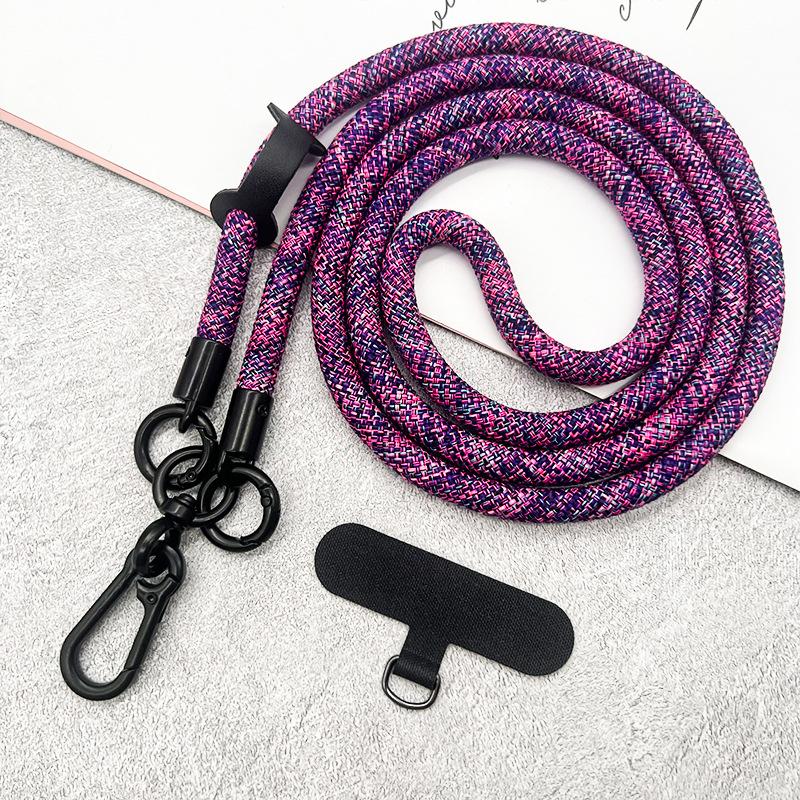 

Универсальный ремешок-цепочка длиной 120 см для чехла для телефона, спортивного скалолазания, цветной нейлоновый одинарный шнур