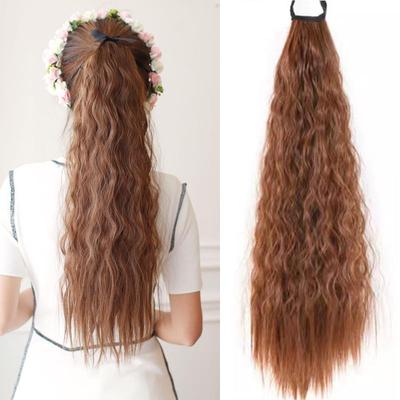 Pferdeschwanzperücke, Lockenhaar, Wellenband und Naturhaar-Accessoires für den täglichen Gebrauch