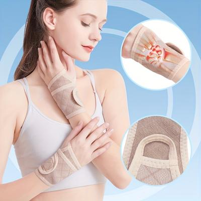 ספורט גברים ונשים כושר הרמת משקולות כדורסל מגיני יד צמידי יד סרוגים
