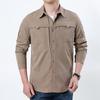 Men's Outdoor Quick Dry Tactical Shirt - Long Sleeve, Breathable, Elastic, Multi-Pocket