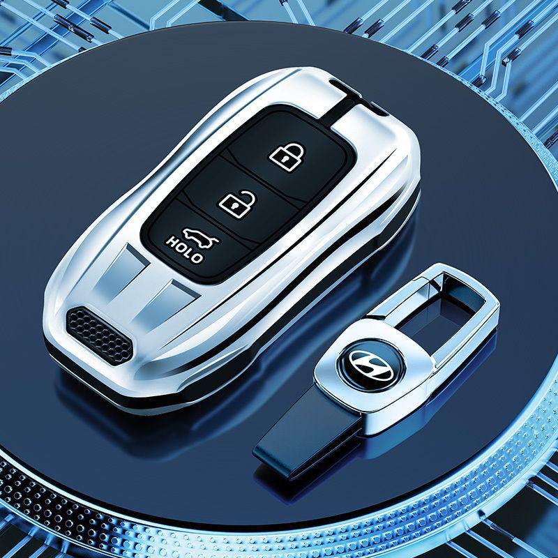 Compatible Key Case for Hyundai Ix35, Elantra 7th Gen, Santa Fe, Festa, Tucson, and Custo.