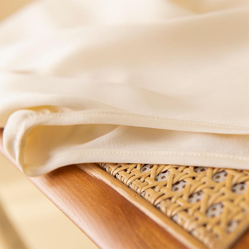 Plus Size Women's Double-Layer Mulberry Silk Camisole - Solid Color Summer Vest