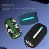 Portable Waterproof Bluetooth Speaker with High-Quality Sound, Colorful Lights, Ideal for Outdoor Parties.