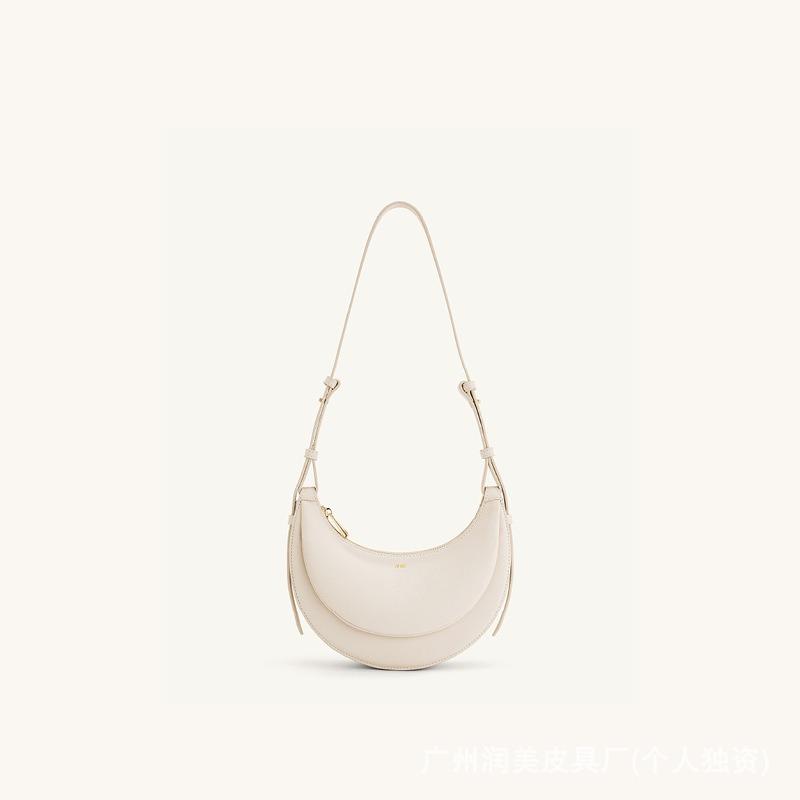 J-Sichel-Tasche, neue Achseltasche, Premium-Schultertasche, Nischen-Design, Satteltasche, Pendler-Umhängetasche.