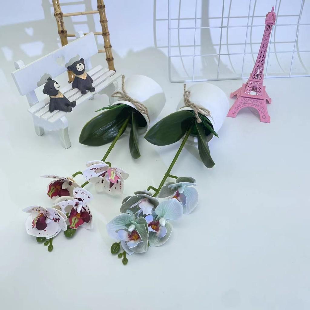 Phalaenopsis Faux Plant For Wedding Decoration And Home Indoor Display