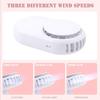 Mini USB Rechargeable Bladeless Fan for Eyelash Extensions
