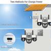 Three-lens Surveillance Camera Outdoor HD Night Vision Full Color Solar Camera