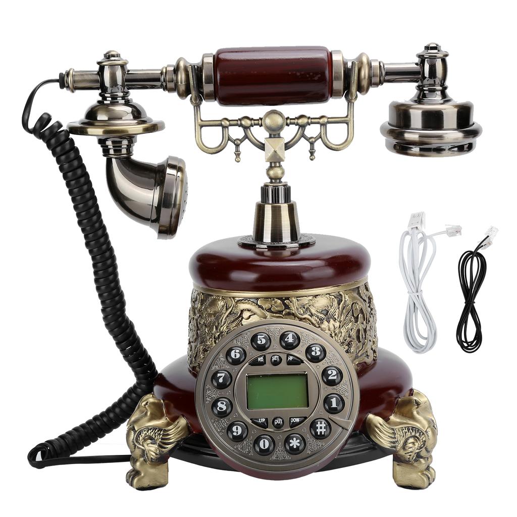 MS2200A טלפון קווי קלאסי מיושן קווי וינטג' אירופאי עם תאורה אחורית
