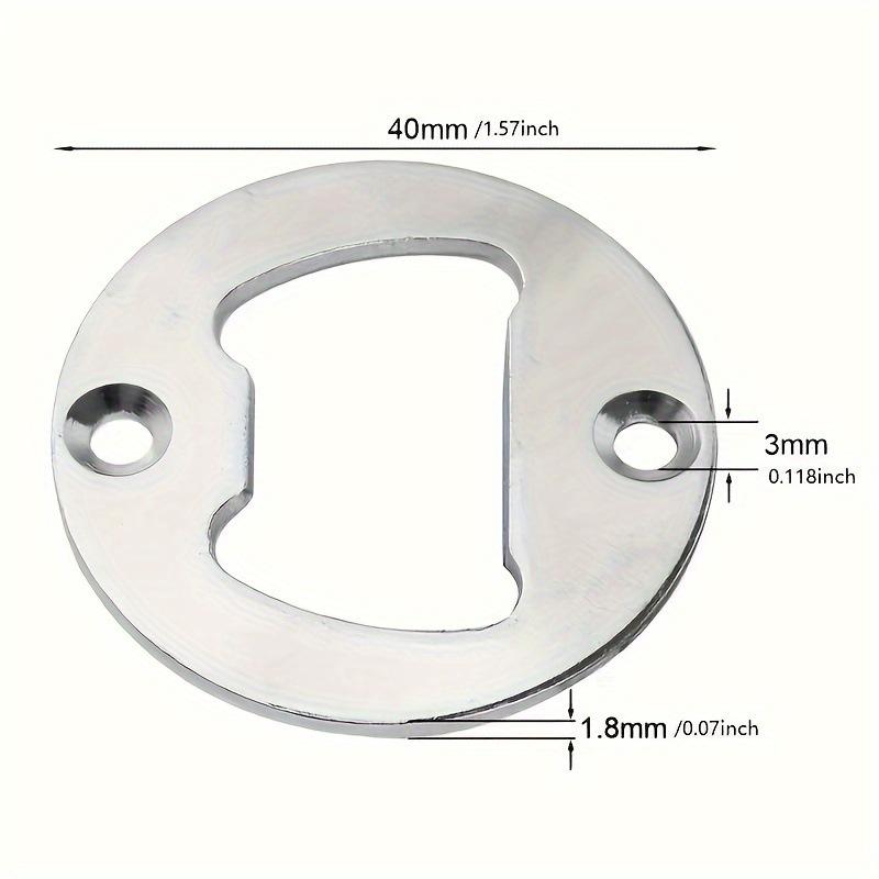 Набор DIY открывалок для бутылок с никелированным покрытием и винтами