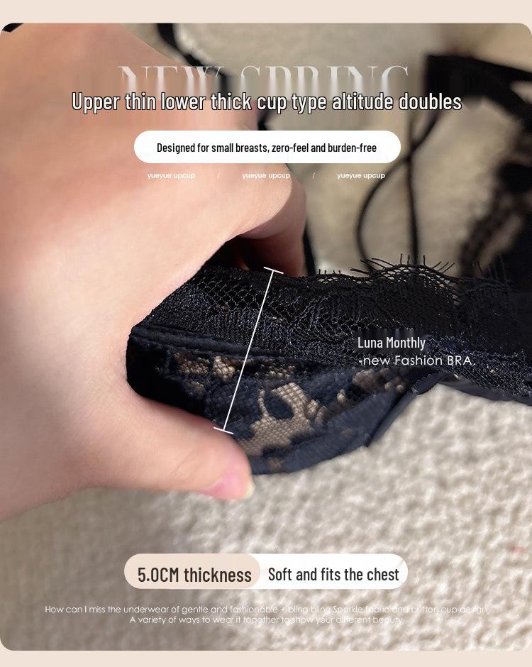 Japanese Style Hollow Lace Bra: Sexy, Supportive, Lift, No Underwire