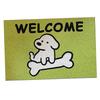 Door Mat Cute Cartoon Dog Pattern Anti Slip Mud Scraping Welcome Rug Front Door Rug Home Decoration