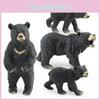 Lifelike Pvc Asian Black Bear Figurine Perfect For Collectors And Home Dcor