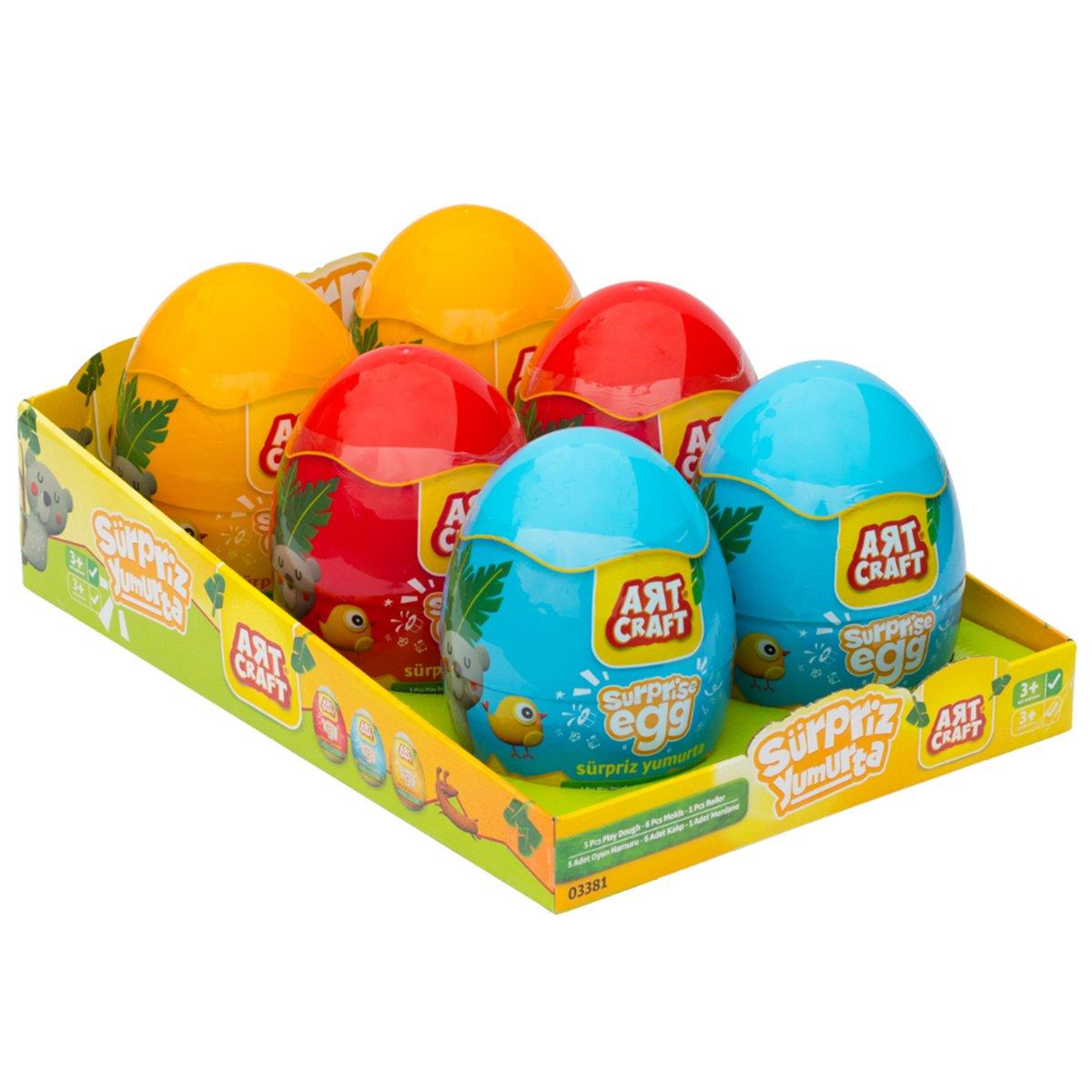 

03381 Яйцо-сюрприз для лепки Art Craft Play Dough среднего размера - дедушка