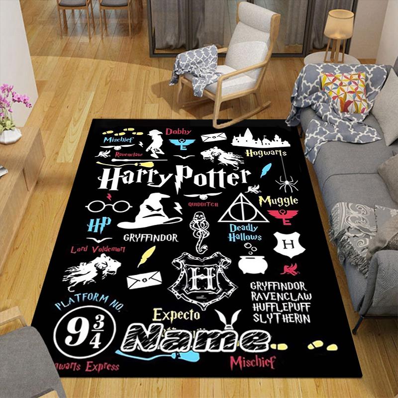 Custom 1Pc Harry Potter'S Magical Adventure Rug Office Carpet Indoor Outdoor Entrance Doormat Nonslip Soft And Comfortable Living Room D2915106