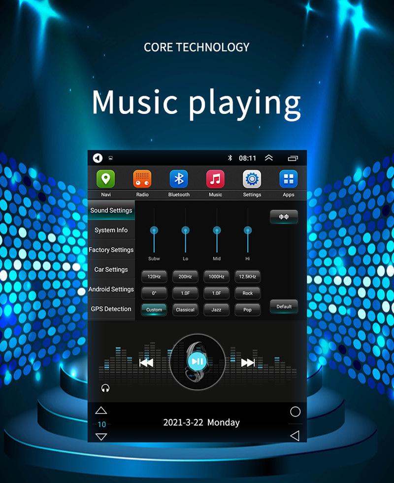 Ford Focus & Fiesta Android GPS Navigation with HD Reverse Camera & CarPlay