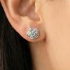 Lightweight 18K Gold-Plated French Floral Earrings - Versatile, Luxury Studs