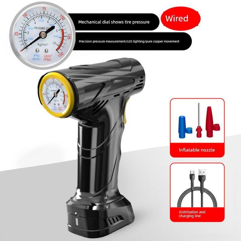 

German Japan Import Technology Car Wireless Air Pump Handheld Vehicle Air Pump Air Pump Intelligent Digital Display Portable Mechanical Watch/Wireless Lithium Battery