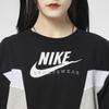 Nike Casual Sports Crewneck Pullover Sweatshirt Women Sweatshirt Black CZ8599-010