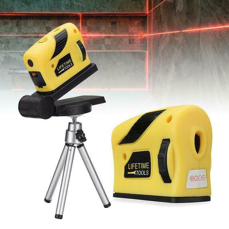 Laser Level 360° Fine Adjustable Infrared Cross 2 Lines Laser Leveler with Tripod
