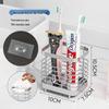 Stainless Steel Electric Toothbrush Wall Holder & Toothpaste Draining Rack