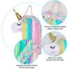 Unicorn Hair Clips Organizer Wall Hanging Hair Bow Holder Cute Baby Headband Storage Hanger for Girls Room Home Decoration