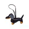 Contemporary Dachshund Leather Dog Keychain Accessory For Phones Bags Cars And