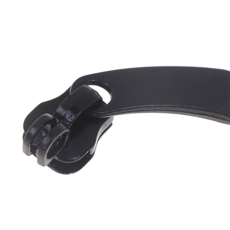 5 par 8# główka zamka z otworem na kłódkę do ubrań DIY, walizki, plecaka, ściągacz do zamka, zestaw naprawczy, materiał do szycia DIY