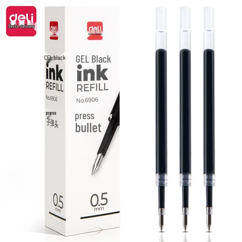 Deli 6906 Retractable Gel Pen Refills