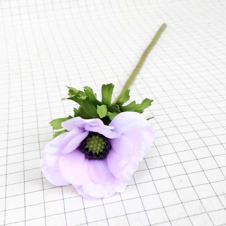 Anemone Silk Flower Decor for Wedding, Hotel, or Home Broadcast